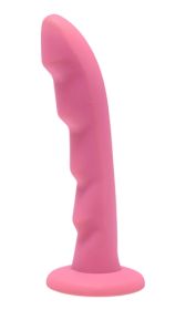 Ripples Silicone Dildo Strap on Compatible