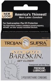 Trojan Supra Bareskin Polyurethane - 3 Pack