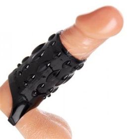 Sheath Sensations Enhancer Sex Sleeve - Black