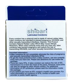 Shibari Lubricated Condoms - 3 Pack