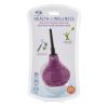 Health and Wellness Deluxe Enema Douche Non- Backflow One-Way Valve -  7.9 Fl. Oz. - Plum