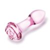 3 Pc Rosebud Butt Plug Set - Pink