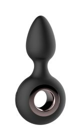 Gender Fluid Tremor Ring Plug Anal Vibe - Black