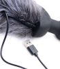 Grey Fox Tail Vibrating Anal Plug