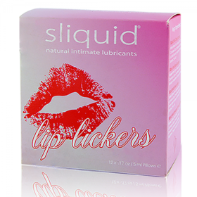 Naturals Lip Lickers Lube Cube 12 .17oz Pillow Packs