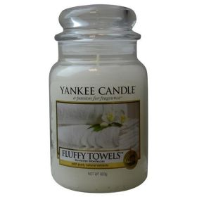 YANKEE CANDLE by Yankee Candle FLUFFY TOWELS SCENTED LARGE JAR 22 OZ