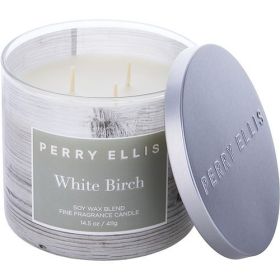 PERRY ELLIS WHITE BIRCH by Perry Ellis SCENTED CANDLE 14.5 OZ