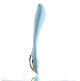 Harmonie Rechargeable Remote Silicone Bendable  Vibrator (Color: Blue)