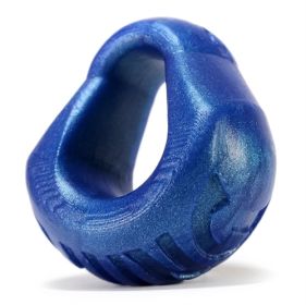 Hung Padded Cockring Oxballs (Option: Blue)