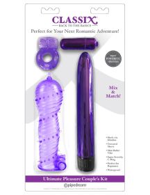 Classix Ultimate Pleasure Couples Kit (Color: Purple)