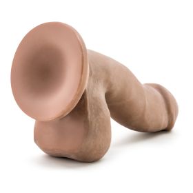 Au Naturel 6.5 Inch Sensa Feel Dildo (Option: Brown)