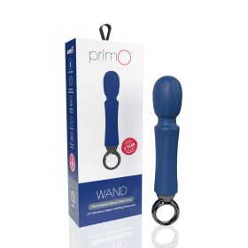 Primo Wand Rechargeable Vibe (Color: Blue)