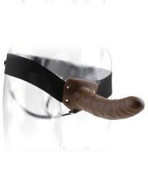 Fetish Fantasy Series 8 Inch Hollow Strap (Option: Brown)