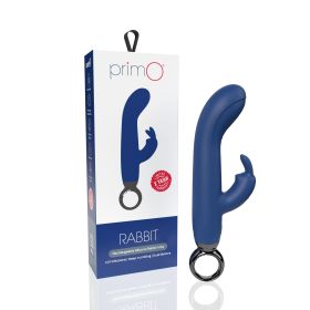 Primo Rabbit Rechargeable Vibrator (Color: Blue)