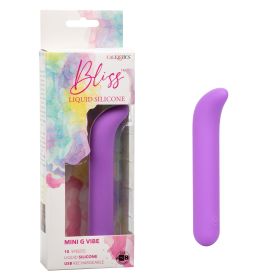 Bliss Liquid Silicone Mini G Vibe (Color: Purple)