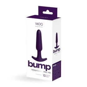 Bump Rechargeable Anal Vibe (Color: Purple)