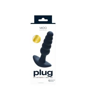 Plug Rechargeable Anal Vibe (Color: Black)