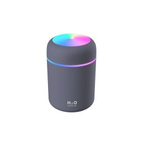 Colorful Cool Mini Humidifier; Aromatherapy Essential Oil Diffusers; Cool Mist Humidifiers; Aroma USB Personal Desktop Humidifier for Bedroom; Car; Of (Color: grey)