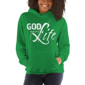 God Inspired Life Womens Hoodie (Color: Irish Green, size: M)