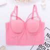 New Bodice Summer Top Sleeveless Short Sexy Female Push Up Crop Top Women Harajuku Off Shoulder Solid Camis With Built In Bra