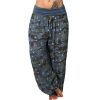 New Loose Printed Wide Leg Women's Camouflage Casual Trousers