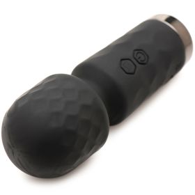 10x Mini Silicone Wand (Color: Black)