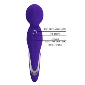 Walter Super Soft Silicone Wand (Option: Purple)