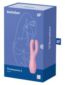 Threesome 3 Vibrator (Color: Pink)