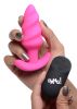 21x Silicone Swirl Plug With Remote