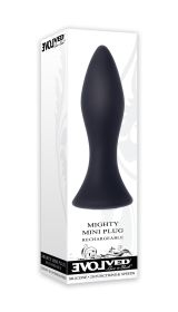 Mini Butt Plug (Color: Black)