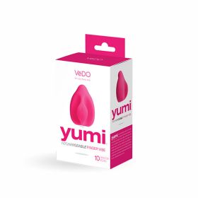 Yumi Rechargeable Finger Vibe (Color: Pink)