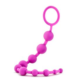 Luxe Silicone 10 Beads (Color: Pink)