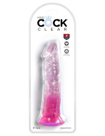 King Cock Clear 8 Inch (Option: Pink)